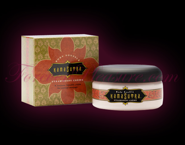 Kama Sutra Body Souffle - 7.5oz Strawberry Creme Kama Sutra Body Souffle - 7.5oz Strawberry Creme