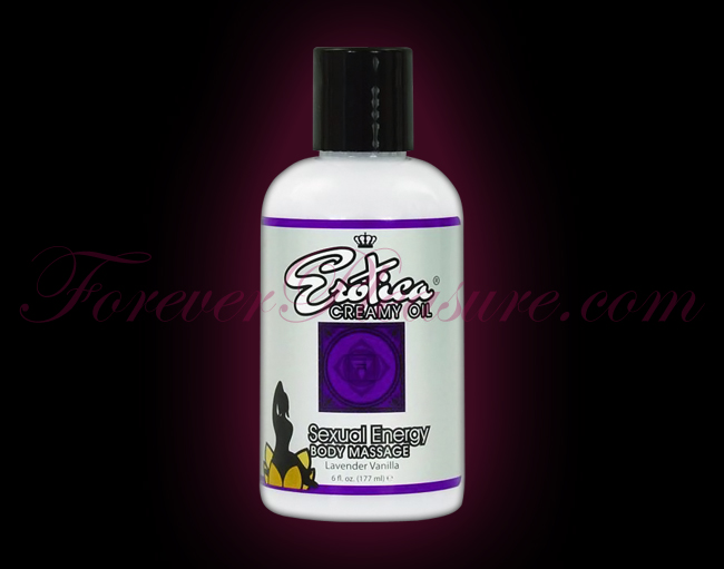 Erotica Oil Body Massage - Lavender Vanilla (6oz)