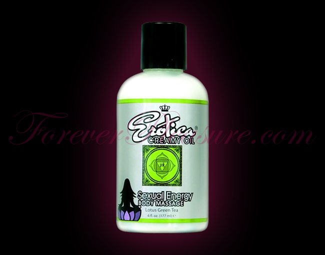 Erotica Oil Body Massage - Lotus Green Tea (6oz)