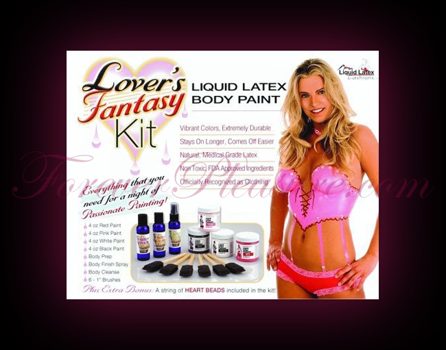 Liquid Latex Lover's Fantasy Kit