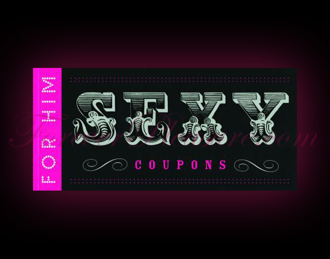 Sexy Coupons for Him