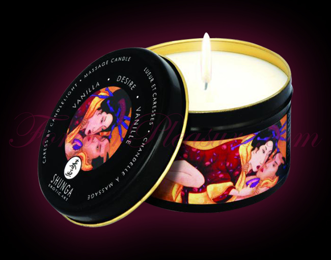 Shunga Massage Candle - Lavender