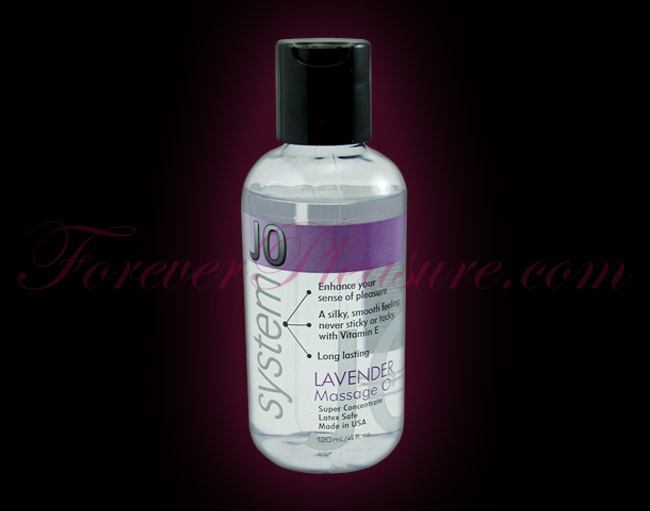 System JO Lavender Massage Oil (4oz)