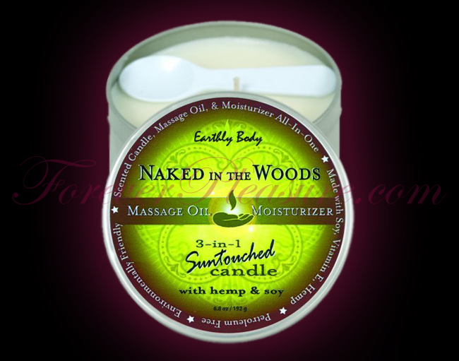 Earthly Body 3-in-1 Suntouched Candle - Naked In The Woods (6oz)