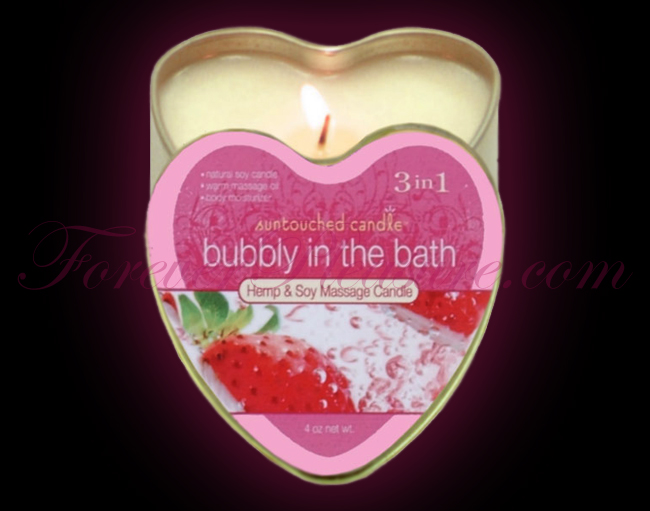 Earthly Body 3-in-1 Suntouched Hemp Candle - Bubbly In The Bath