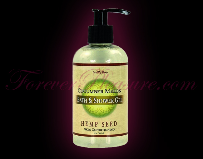 Earthly Body Hemp Seed Bath & Shower Gel - Cucumber Melon (8oz)