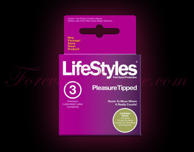 Lifestyles Pleasure Tipped (3 Pack)