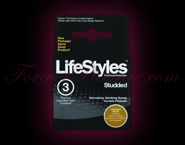 Lifestyles Studded (3 Pack)